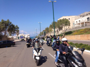 شاهد: إنطلاق أضخم مسيرة للدراجات النارية من يافا نصرة للمسجد الأقصى المبارك